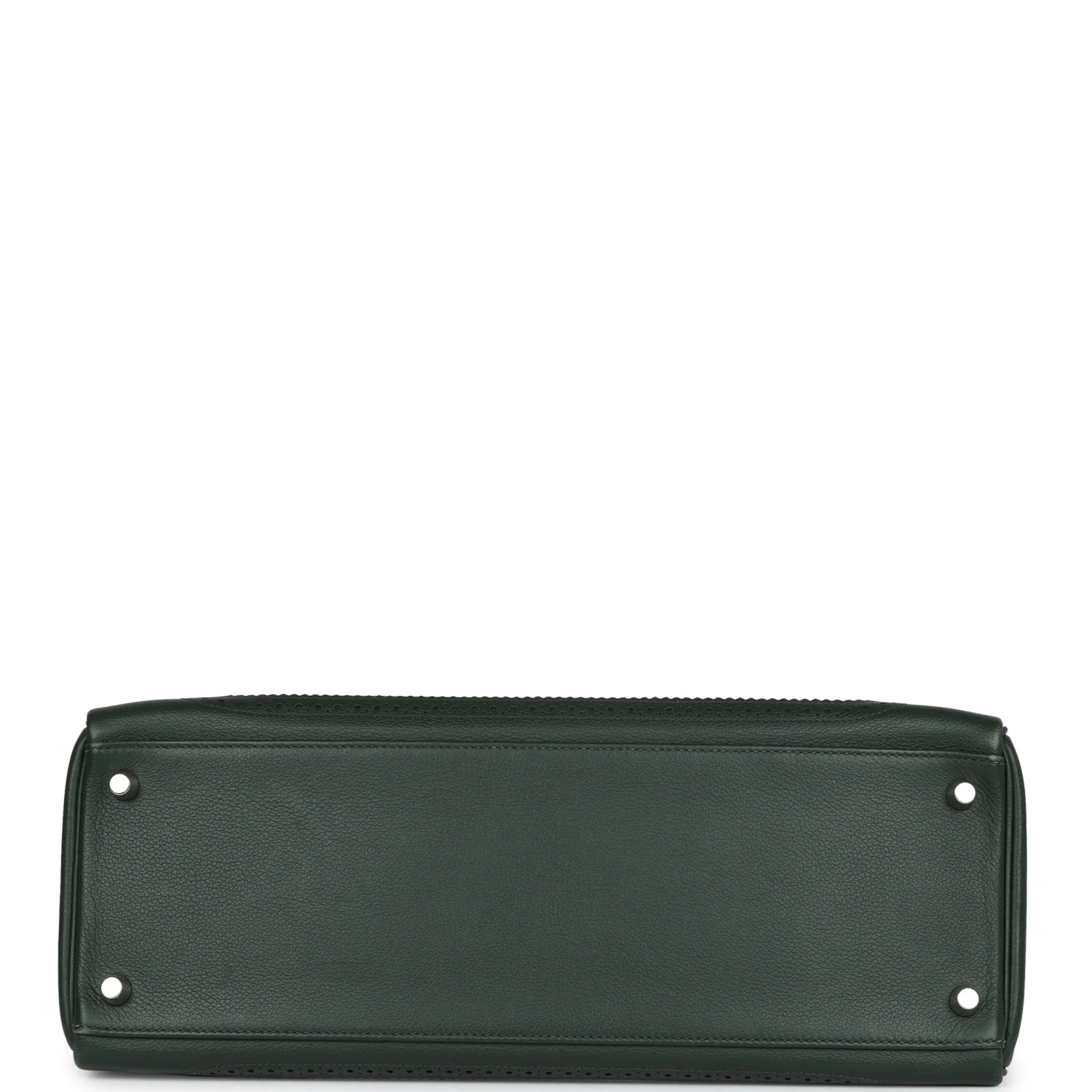 Replicate Hermes Ghillies Kelly 35 Retourne Vert Fonce Clemence and Vert Anglais Evercolor Palladium Hardware(1:1 replica)
