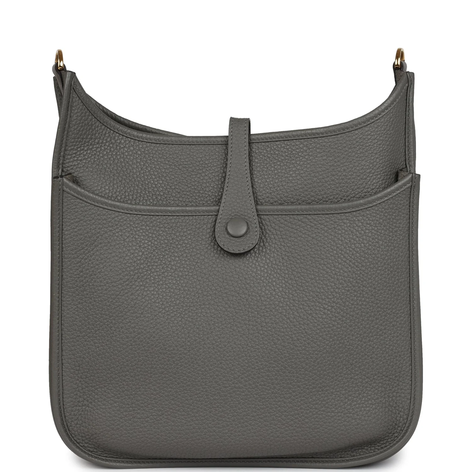 Replicate Hermes Evelyne III PM Gris Meyer Clemence Gold Hardware(1:1 replica)