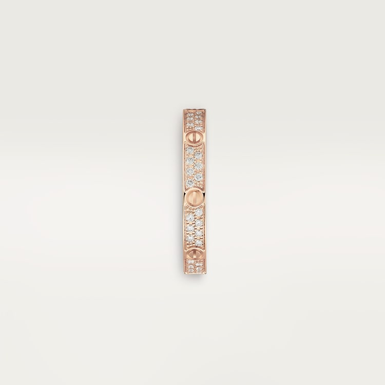 Replicate LOVE ring, mini model, paved(1:1 replica)