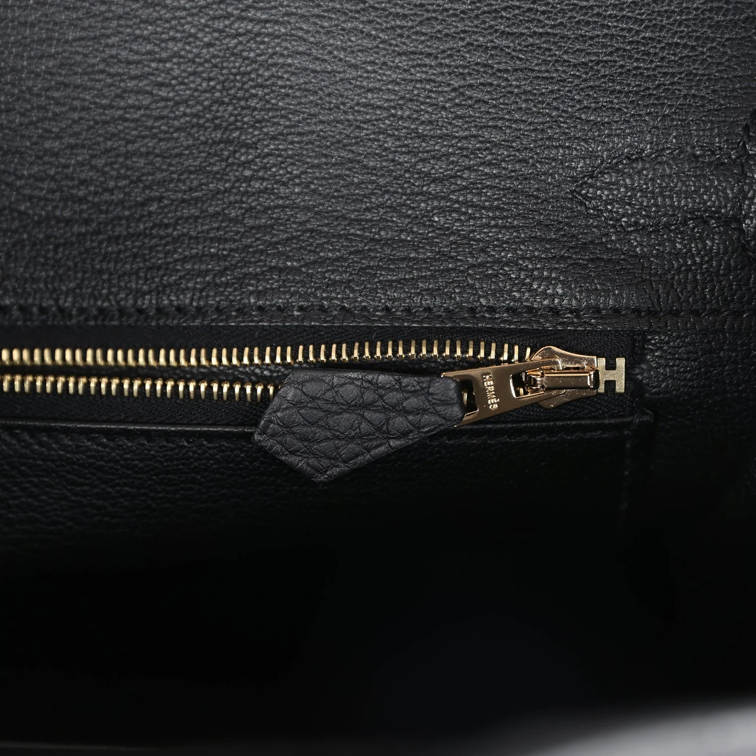 Replicate Hermes Birkin 25 Black Togo Gold Hardware(1:1 replica)