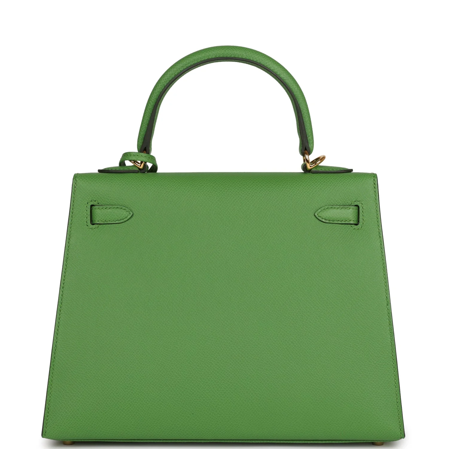 Replicate Hermes Kelly Sellier 25 Vert Yucca Epsom Gold Hardware(1:1 replica)