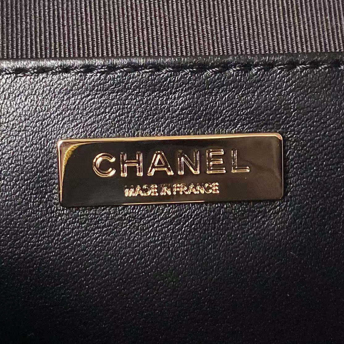 Replicate Chanel 24C AS4579 Star Bag Black Lambskin Light Gold Hardware(1:1 replica)