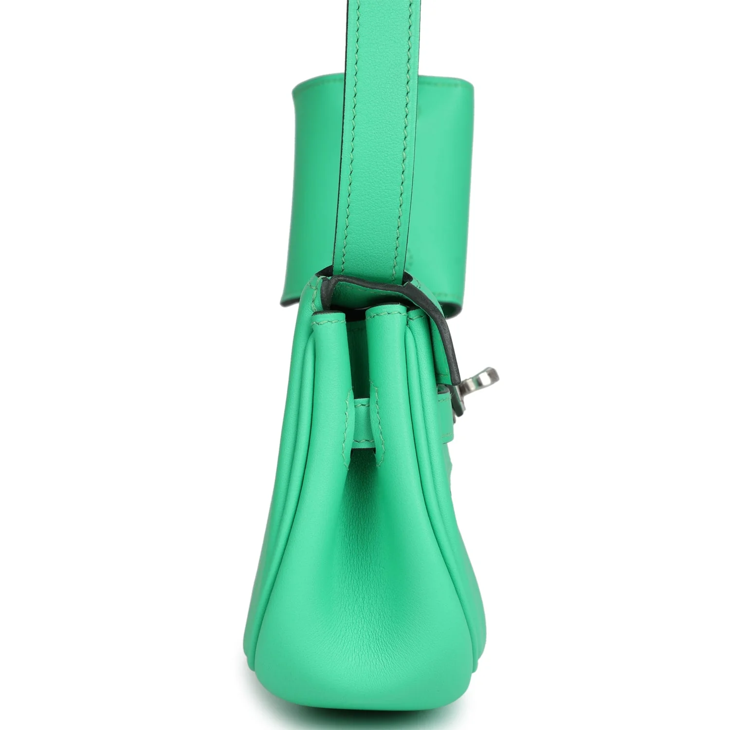 Replicate Hermes Kelly Moove Vert Comics Swift Palladium Hardware(1:1 replica)