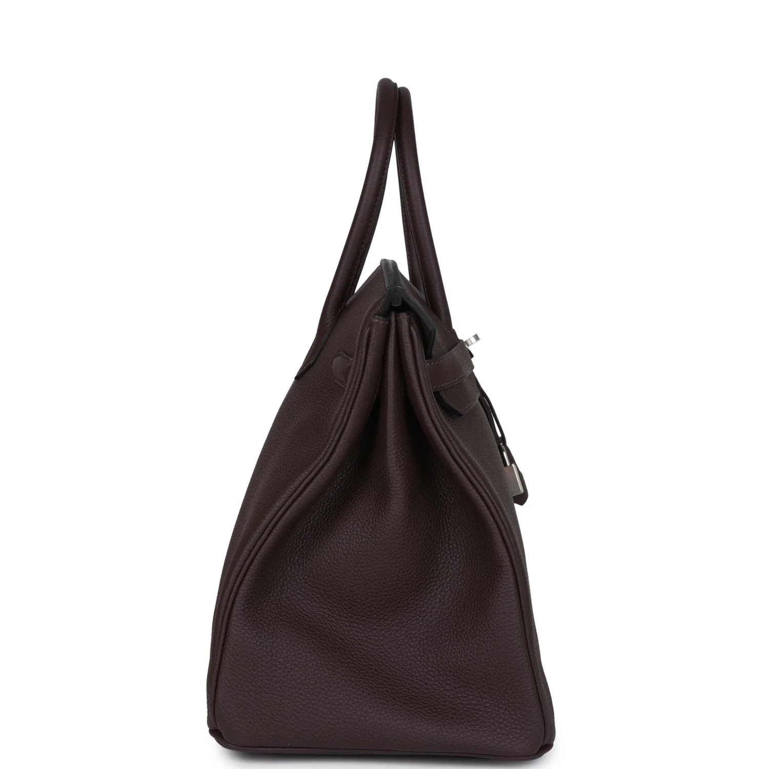 Replicate Hermes Birkin 35 Chocolat Togo Palladium Hardware(1:1 replica)