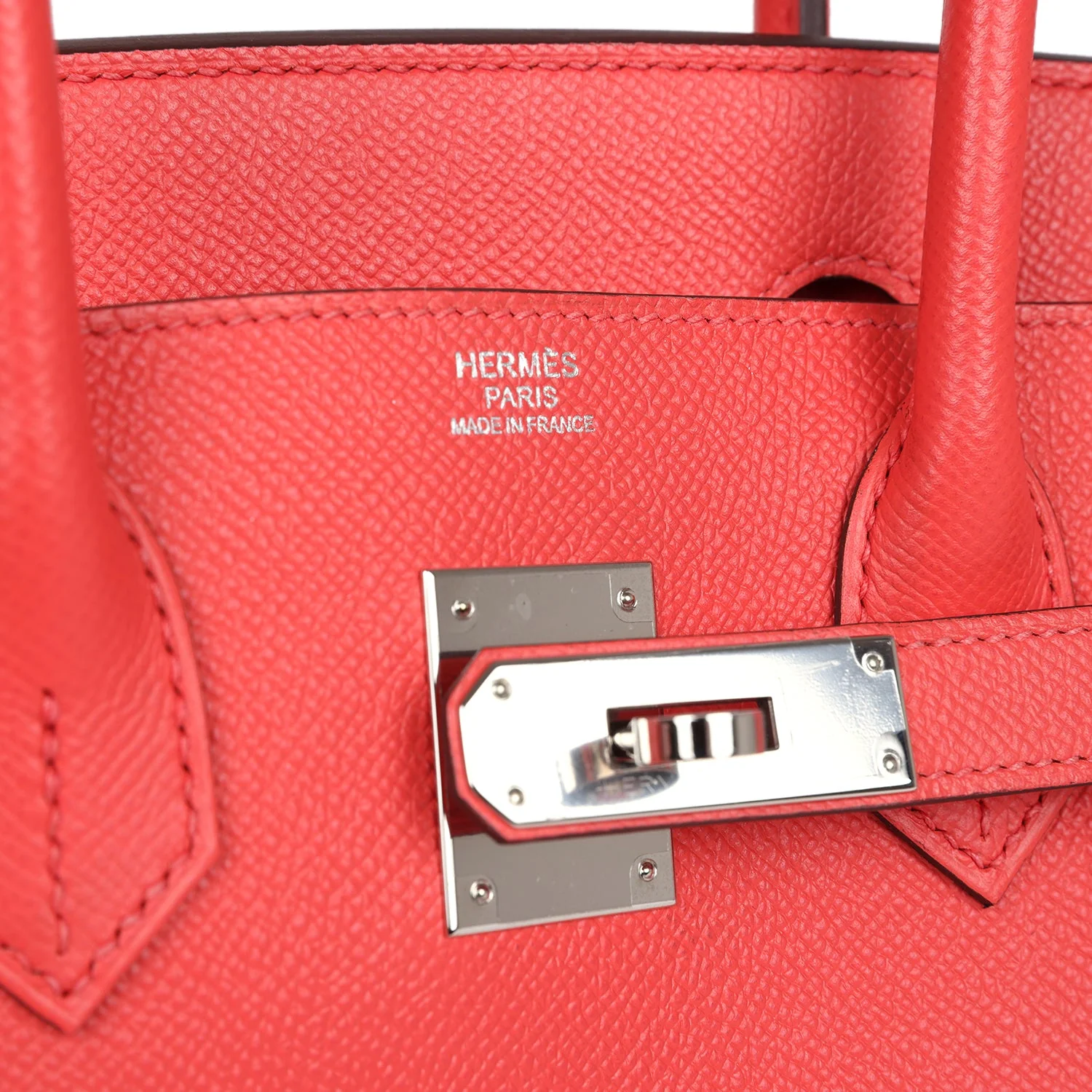 Replicate Hermes Birkin 30 Rose Jaipur Epsom Palladium Hardware(1:1 replica)