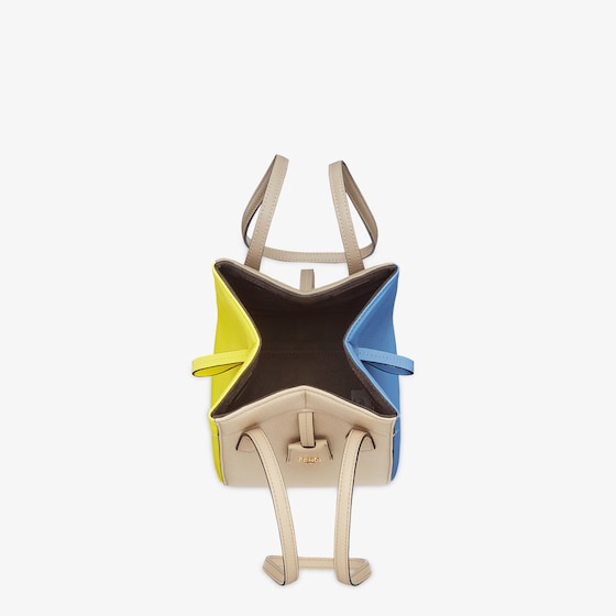 Replicate Fendi Origami Mini Multicolour Leather Mini Bag That Can Be Transformed(1:1 replica)