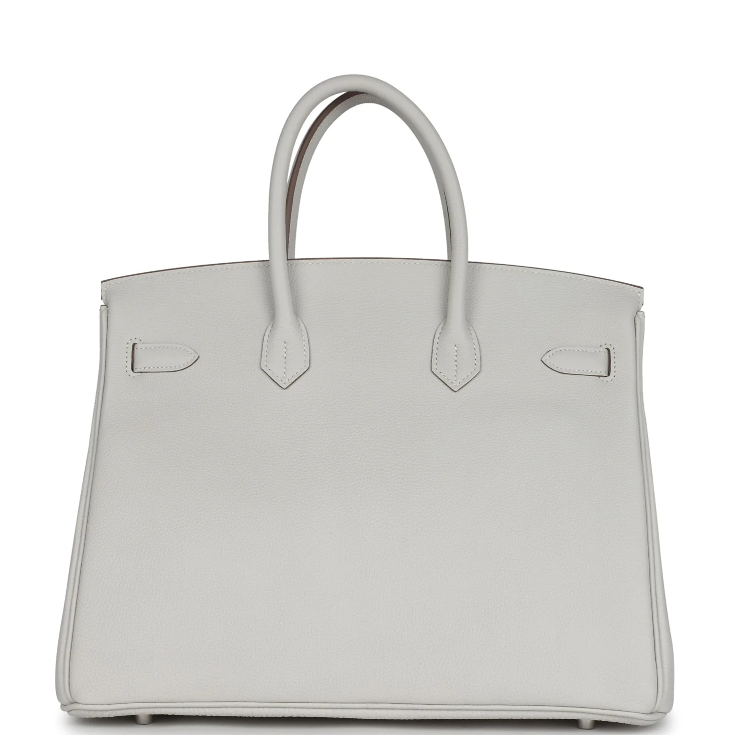 Replicate Hermes Birkin 35 Gris Pale Togo Palladium Hardware(1:1 replica)