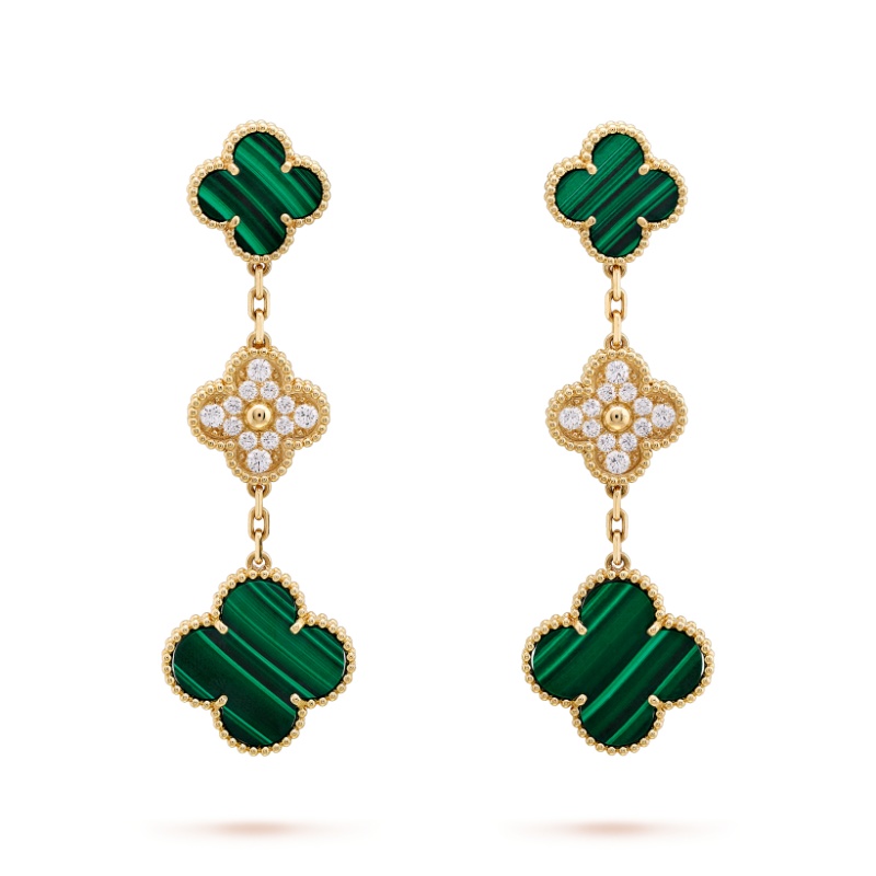 Replicate Magic Alhambra earrings, 3 motifs(1:1 replica)