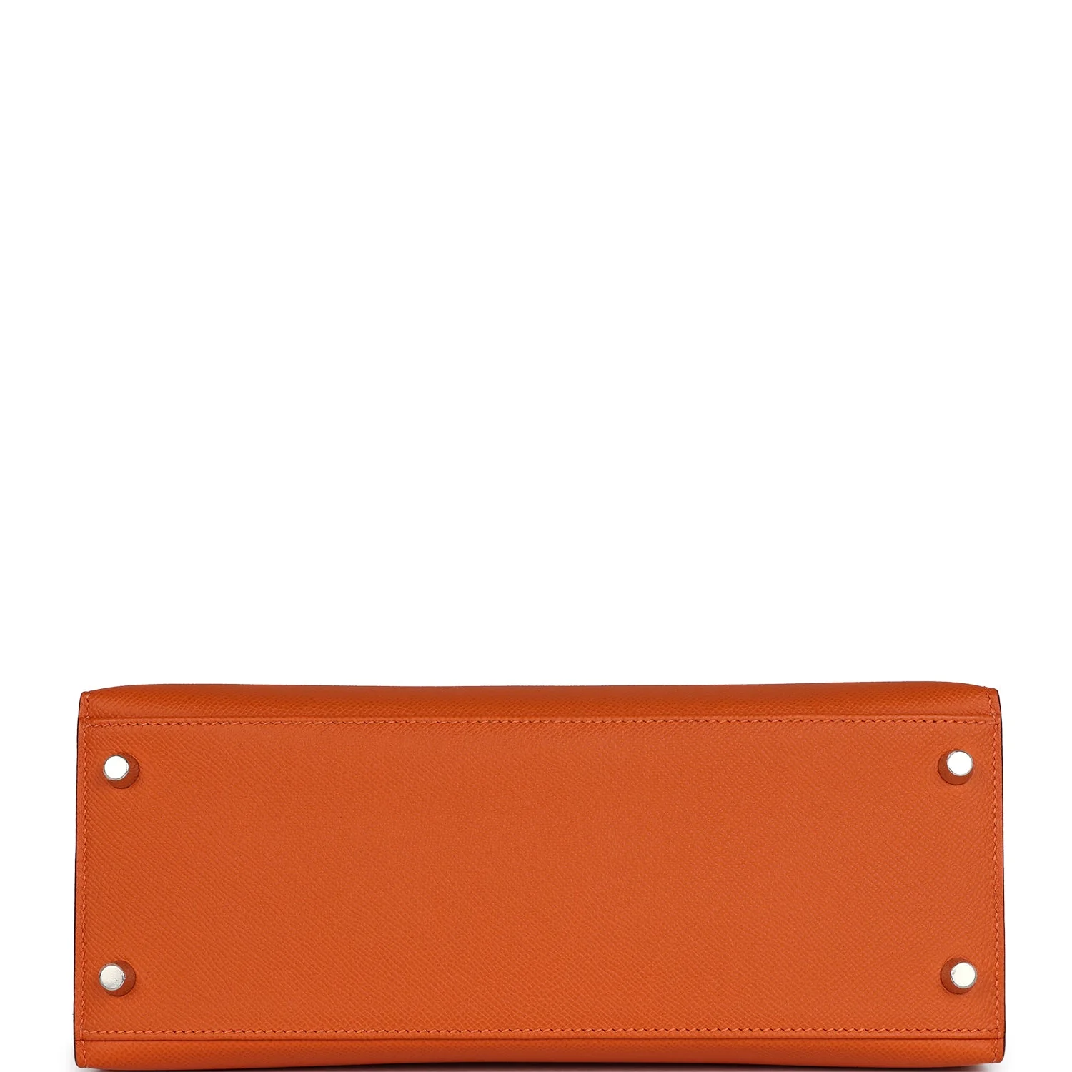 Replicate Hermes Kelly Sellier 28 Orange Epsom Palladium Hardware(1:1 replica)