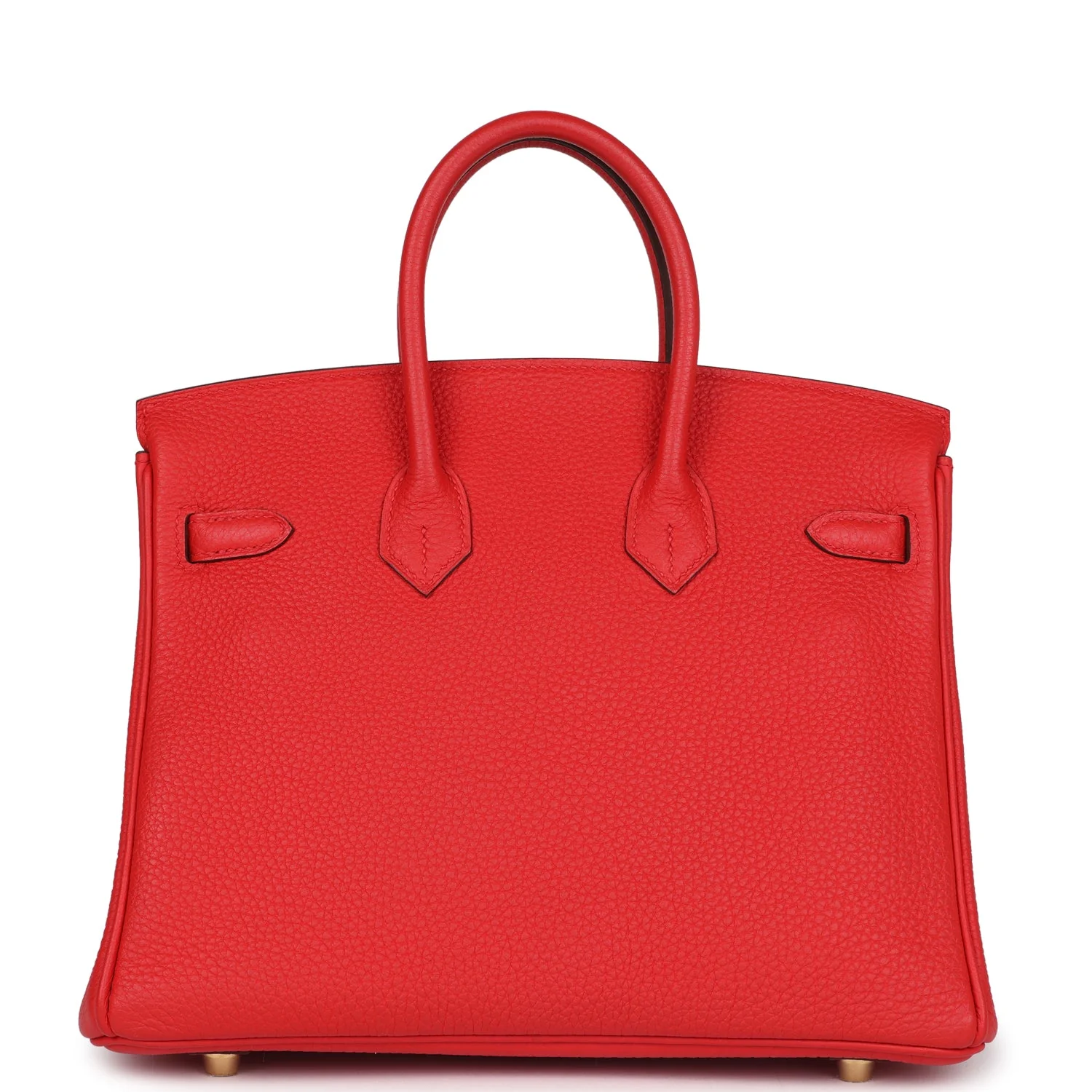 Replicate Hermes Birkin 25 Rouge de Coeur Togo Gold Hardware(1:1 replica)