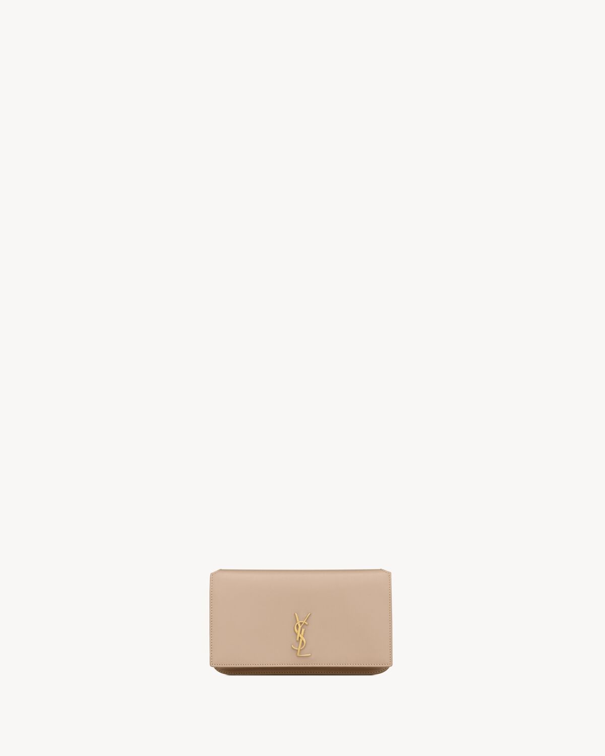 Replicate YSL Cassandre Phone Holder in Smooth Leather(1:1 replica)