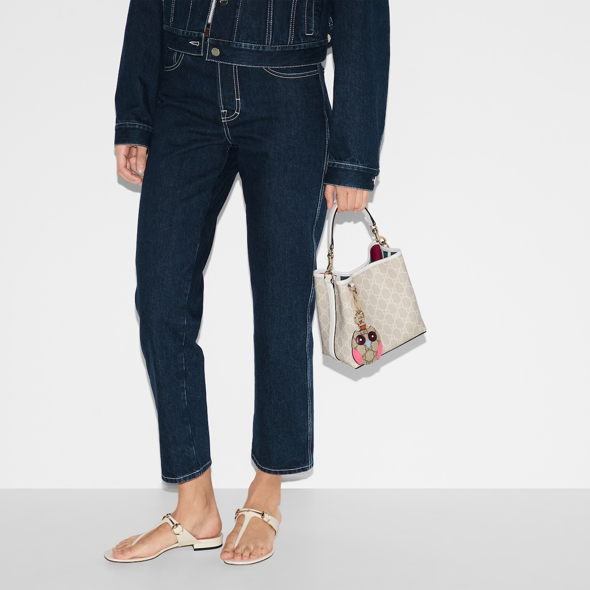 Replicate GG Emblem Mini Bucket Bag(1:1 replica)