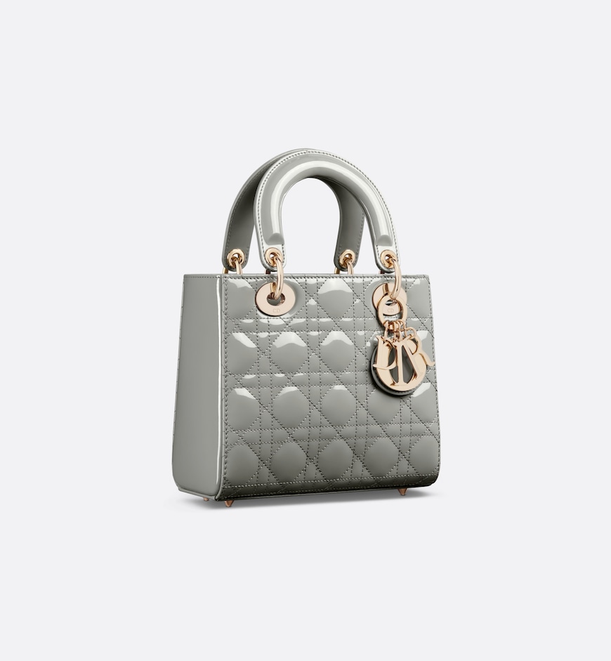 Replicate Dior Small Lady Dior Bag HandBags- patent leather(1:1 replica)