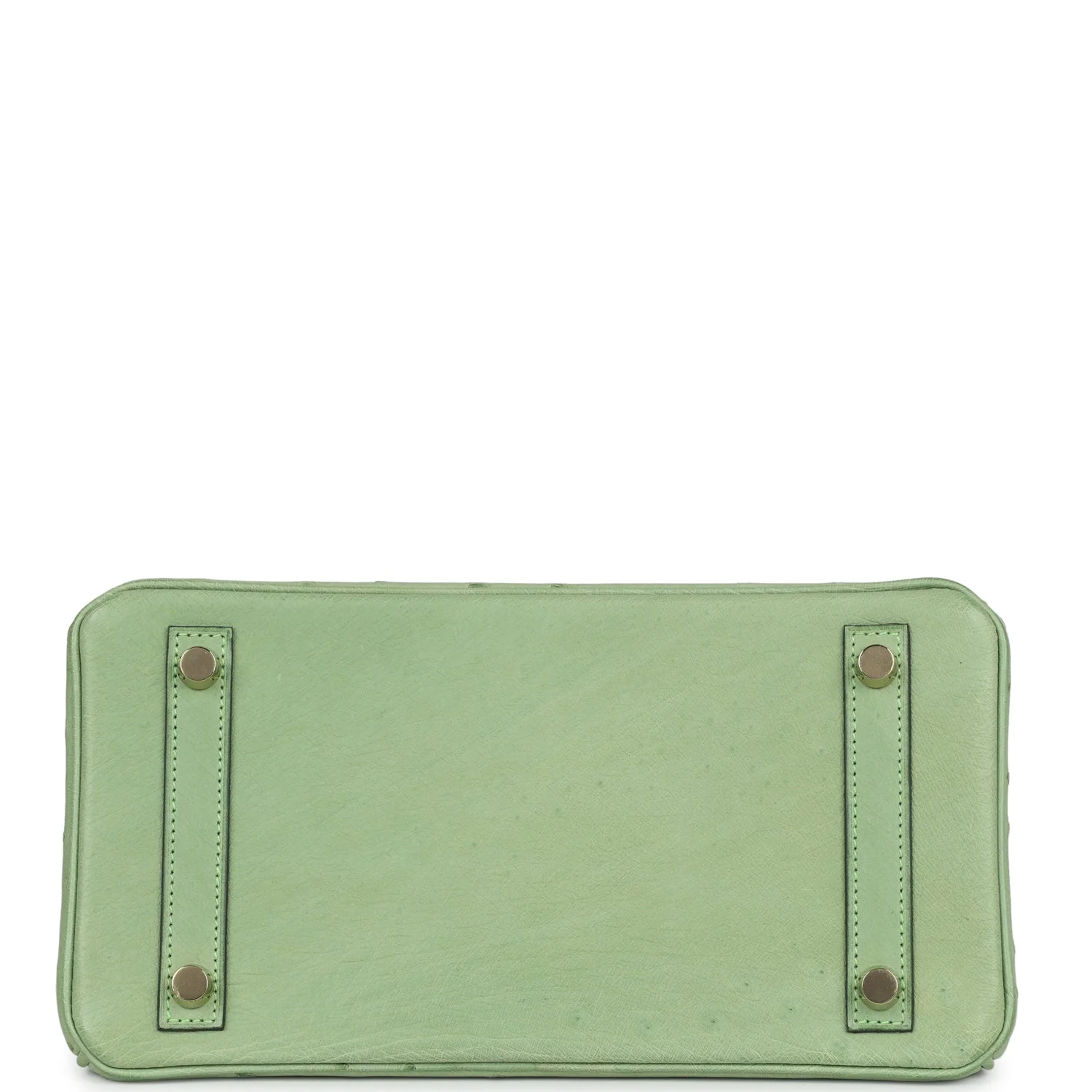 Replicate Hermes Birkin 25 Vert Criquet Ostrich Gold Hardware(1:1 replica)