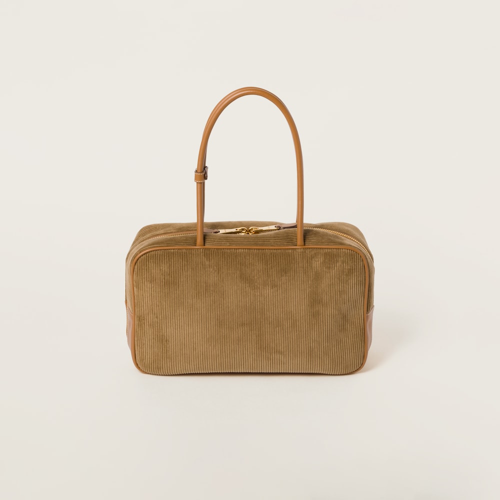 Replicate Beau corduroy top-handle bag(1:1 replica)