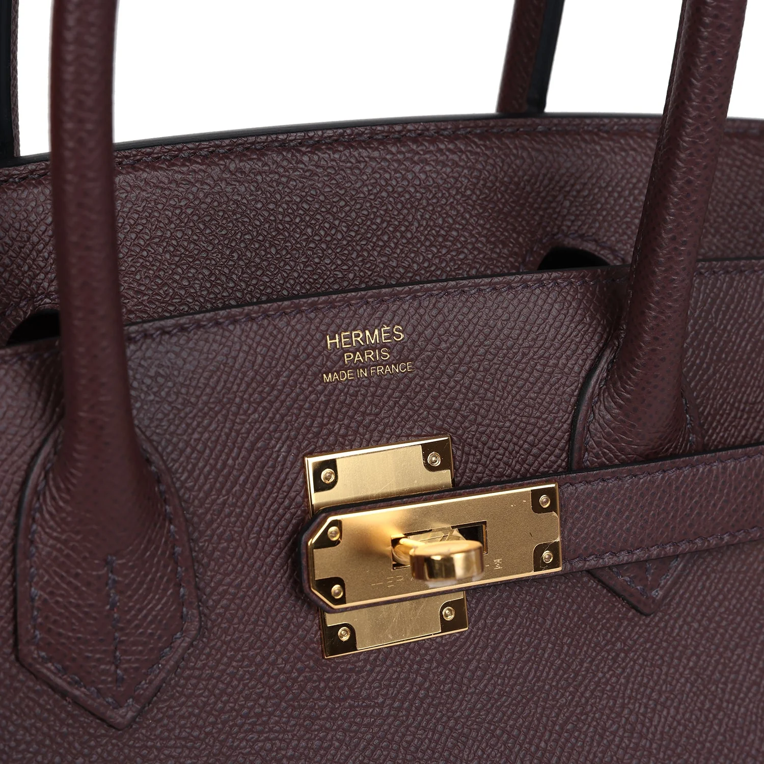 Replicate Hermes Birkin Sellier 30 Rouge Sellier Epsom Gold Hardware(1:1 replica)