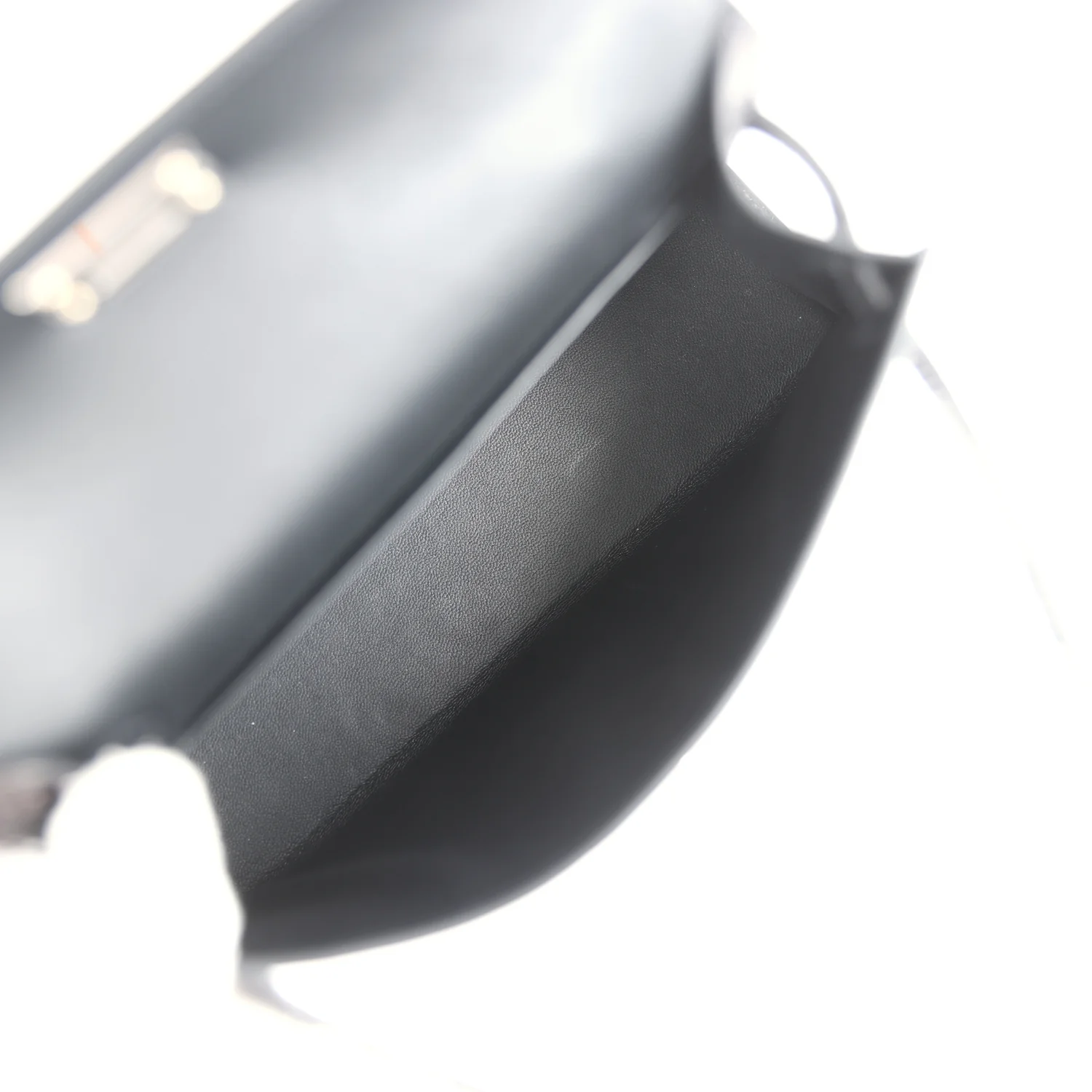 Replicate Hermes Kelly Sellier 20 Black Varanus Niloticus Lizard Palladium Hardware(1:1 replica)