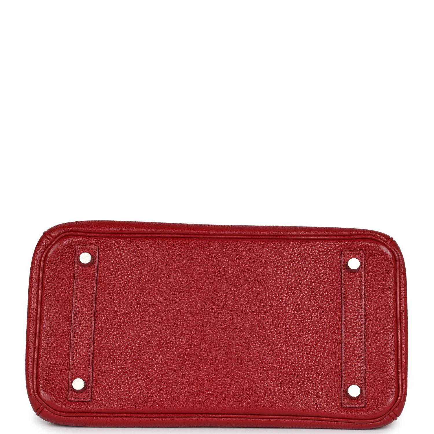 Replicate Hermes Birkin 30 Rouge Garance Togo Palladium Hardware(1:1 replica)