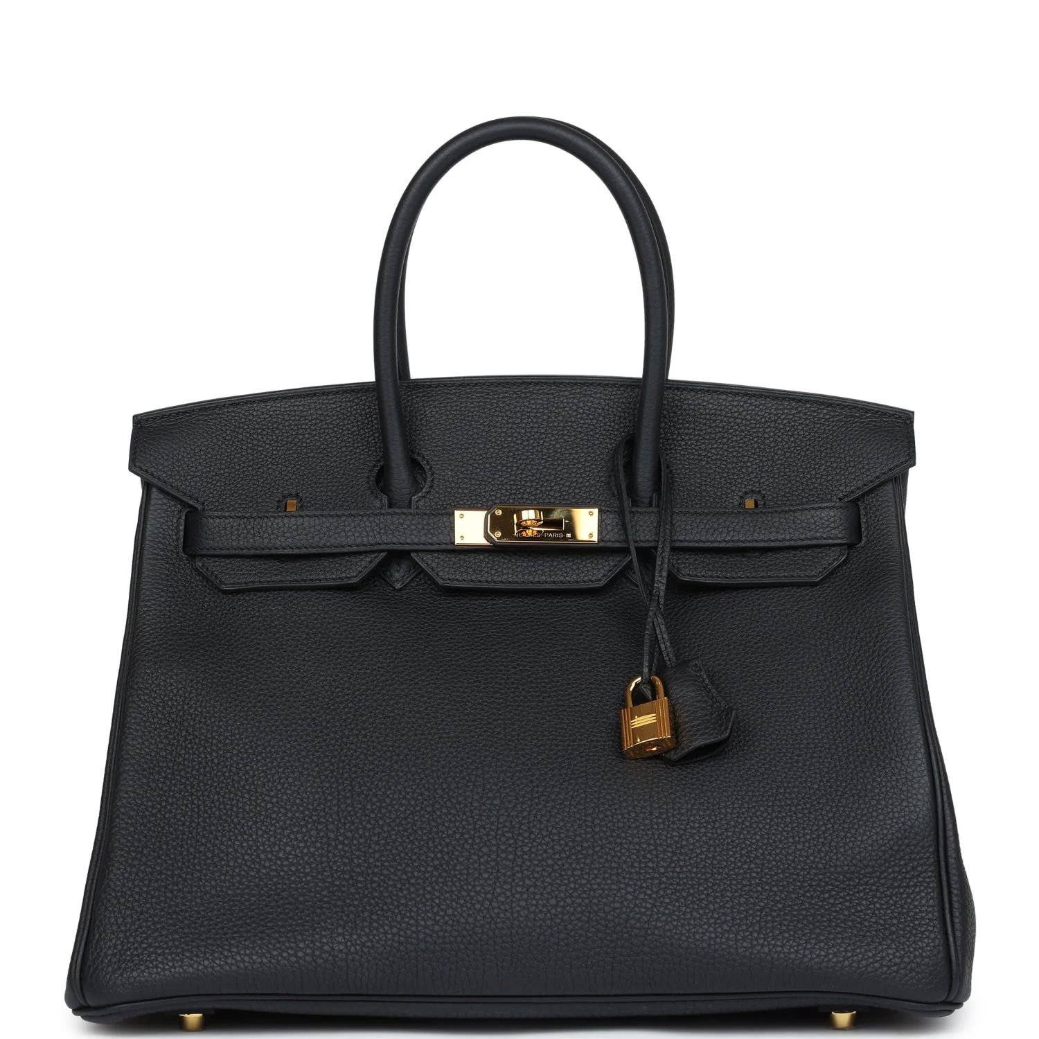 Replicate Hermes Birkin 35 Black Togo Gold Hardware(1:1 replica)