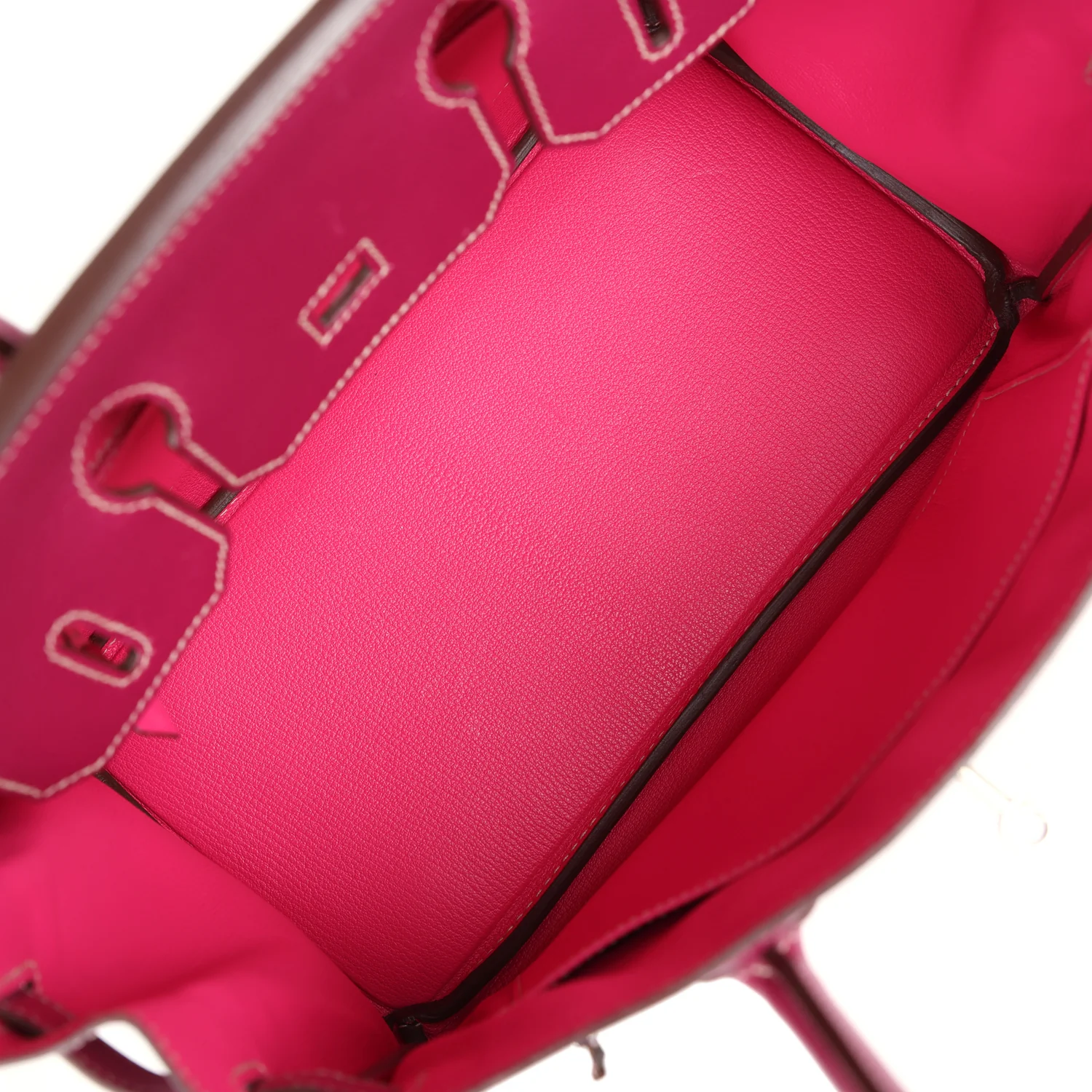 Replicate Hermes Birkin 30 Tosca Candy Epsom Palladium Hardware(1:1 replica)