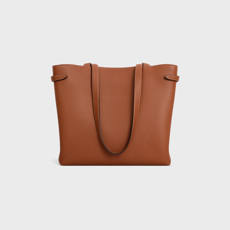 Replicate MEDIUM CABAS ANAÏS CUIR TRIOMPHE IN GRAINED CALFSKIN TAN(1:1 replica)