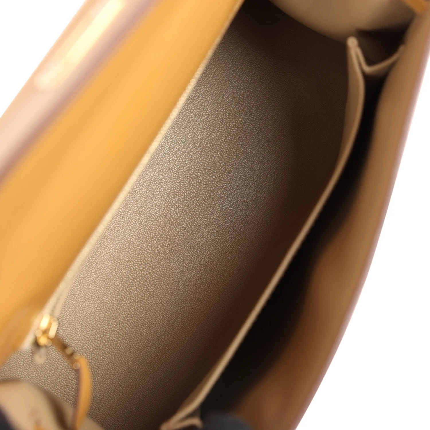 Replicate Hermes Kelly Sellier 25 Poussi��re Tadelakt Gold Hardware(1:1 replica)