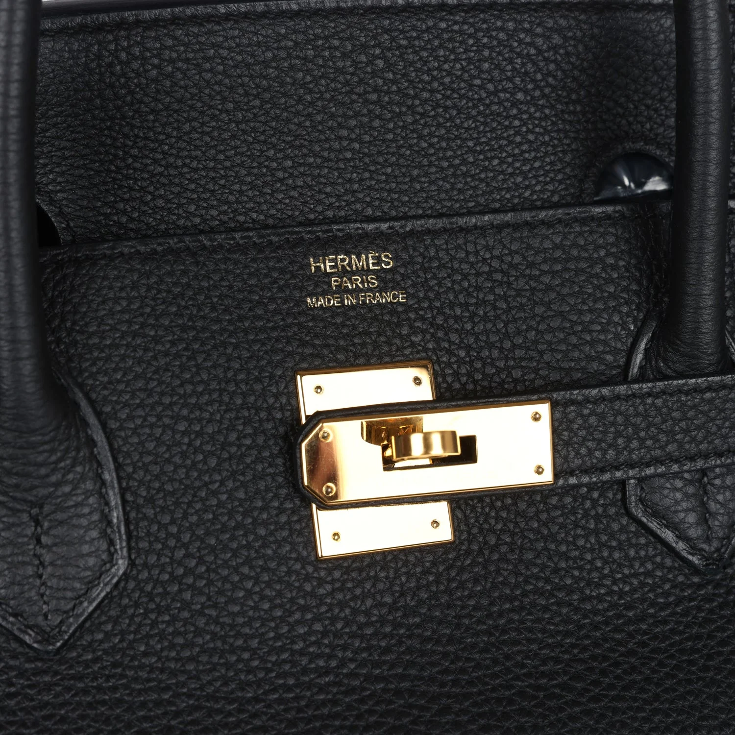 Replicate Hermes Birkin 40 Black Togo Gold Hardware(1:1 replica)