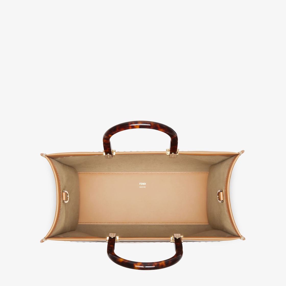 Replicate Fendi Sunshine Medium Snakeskin Shopping Bag(1:1 replica)