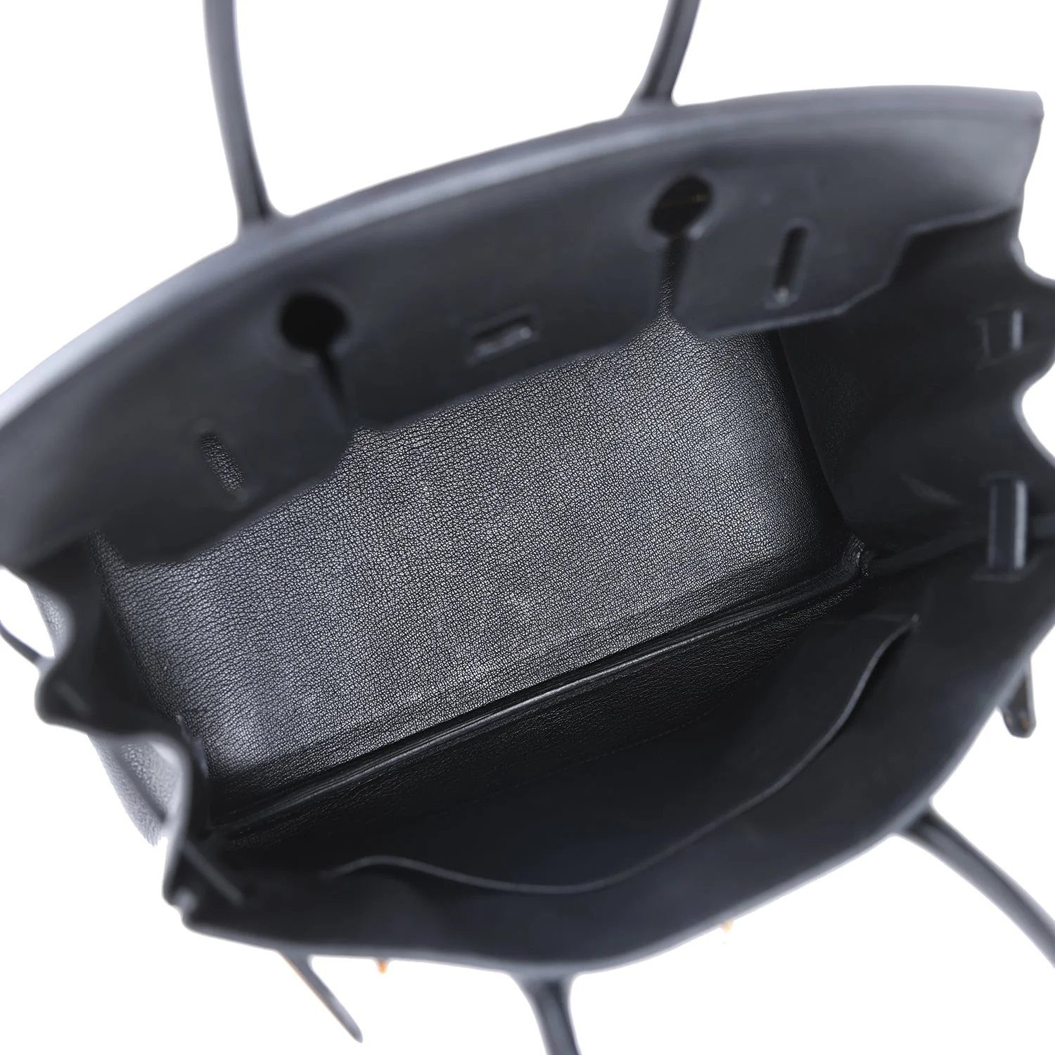 Replicate Hermes Birkin 30 Black Novillo Gold Hardware(1:1 replica)