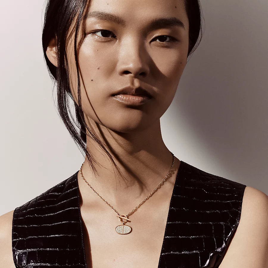 Replicate Chaine d ancre Contour pendant(1:1 replica)