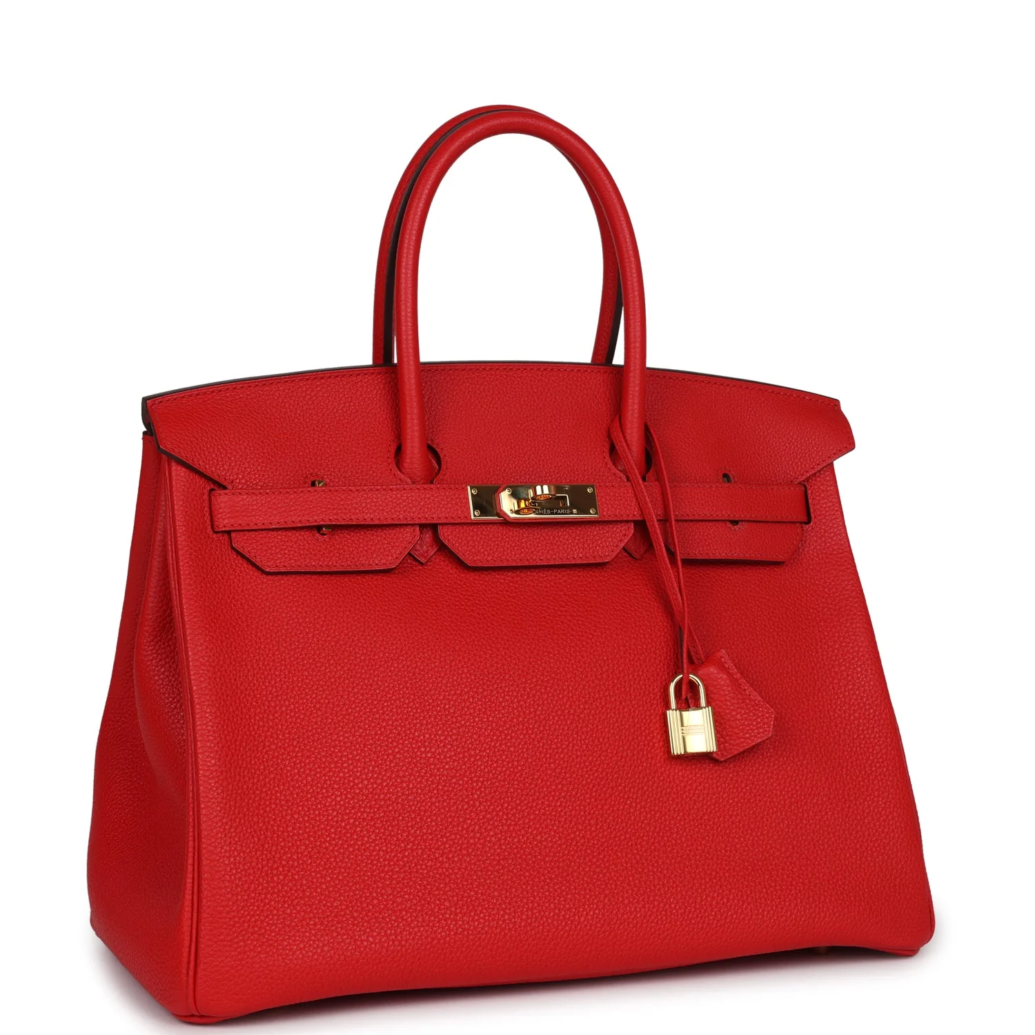 Replicate Hermes Birkin 35 Rouge Tomate Togo Gold Hardware(1:1 replica)