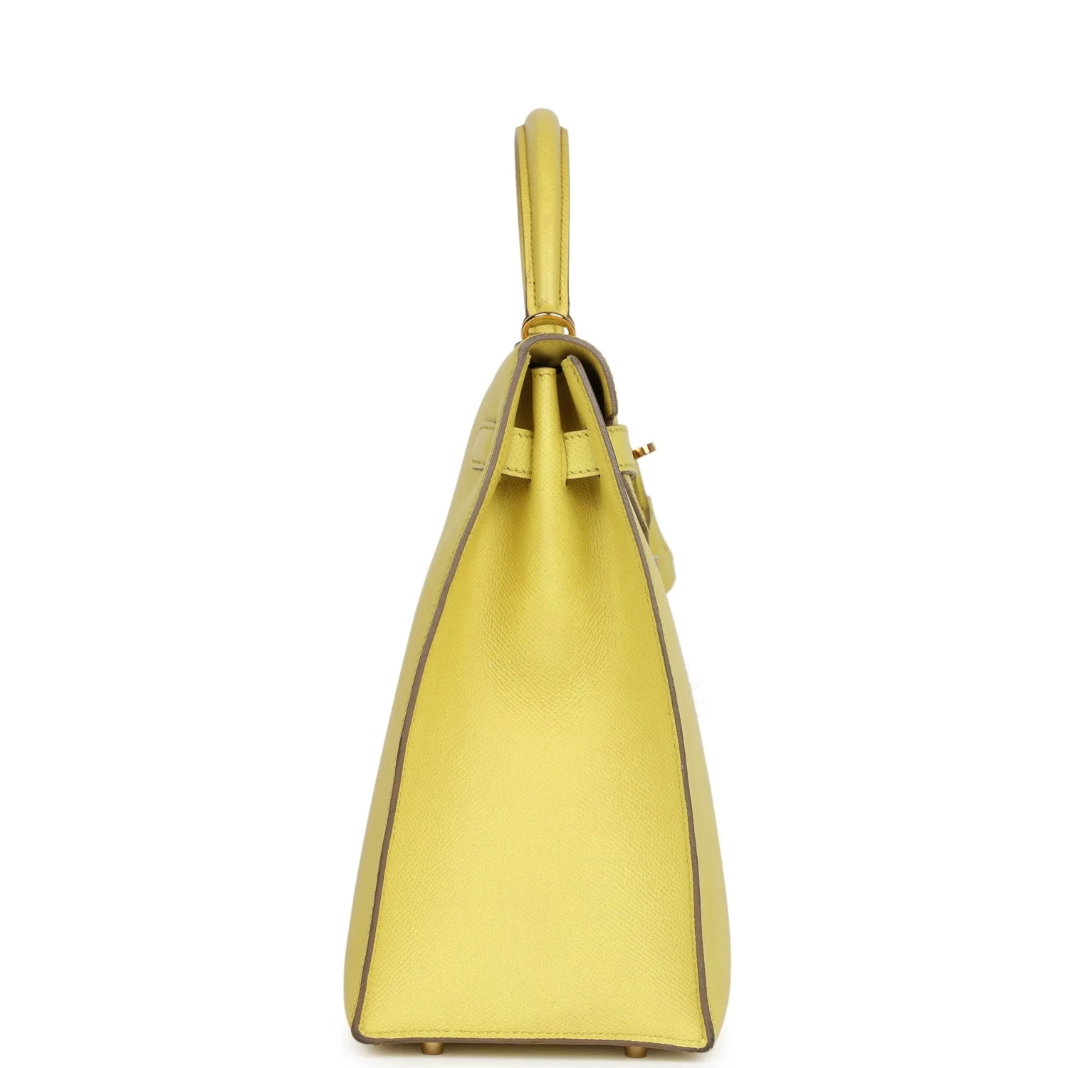 Replicate Hermes Kelly Sellier 35 Soufre Epsom Gold Hardware(1:1 replica)