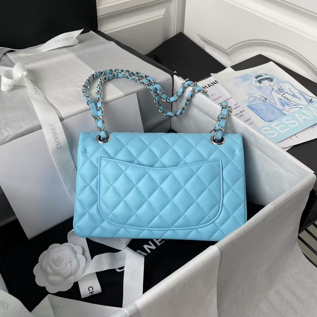 Replicate Chanel Small Classic Handbag Silver Hardware(1:1 replica)