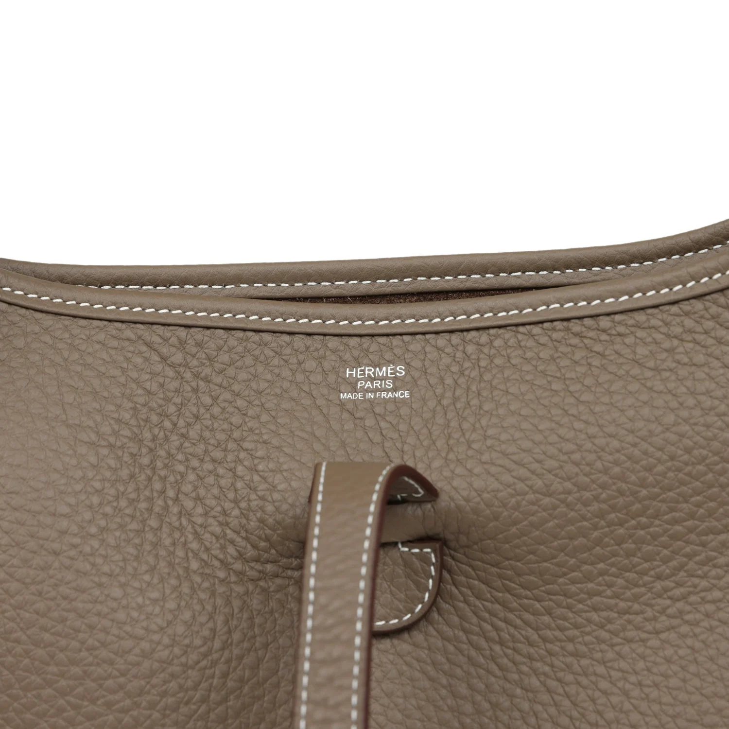 Replicate Hermes Evelyne PM Etoupe Clemence Palladium Hardware(1:1 replica)