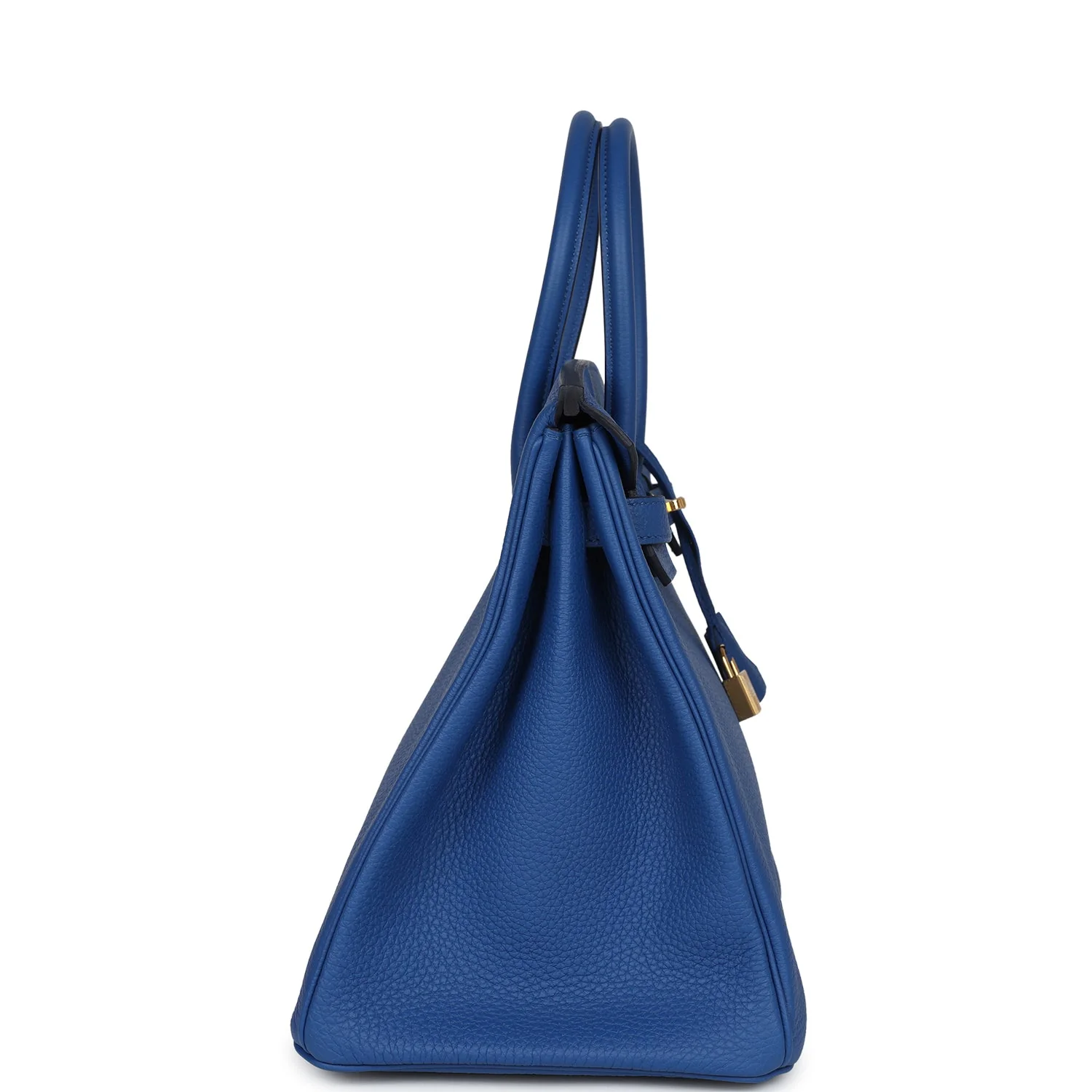 Replicate Hermes Birkin 35 Bleu Royal Togo Gold Hardware(1:1 replica)