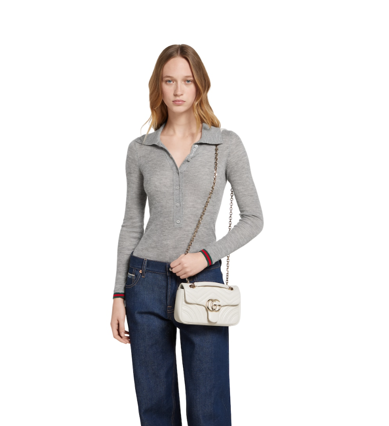 Replicate  GG Marmont small shoulder bag Style ‎837280 AAE38 9050   (1:1 replica)