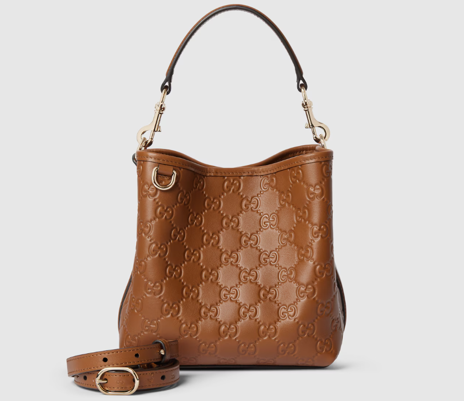 Replicate GG Emblem small bucket bag Style ‎815118 AAFDV 2718  (1:1 replica)