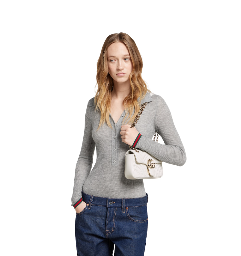 Replicate  GG Marmont small shoulder bag Style ‎837280 AAE38 9050   (1:1 replica)