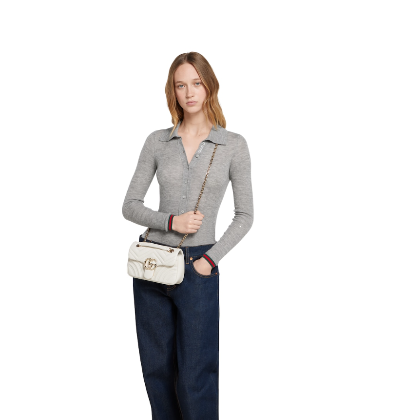 Replicate  GG Marmont small shoulder bag Style ‎837280 AAE38 9050   (1:1 replica)