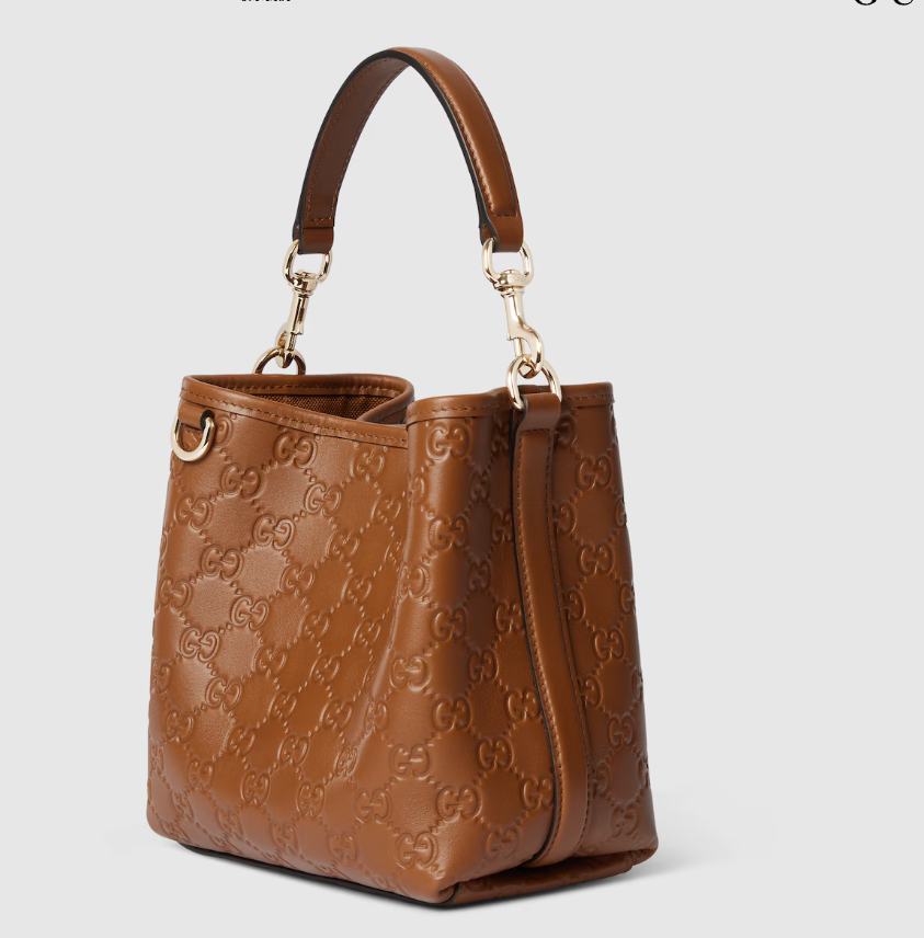 Replicate GG Emblem small bucket bag Style ‎815118 AAFDV 2718  (1:1 replica)