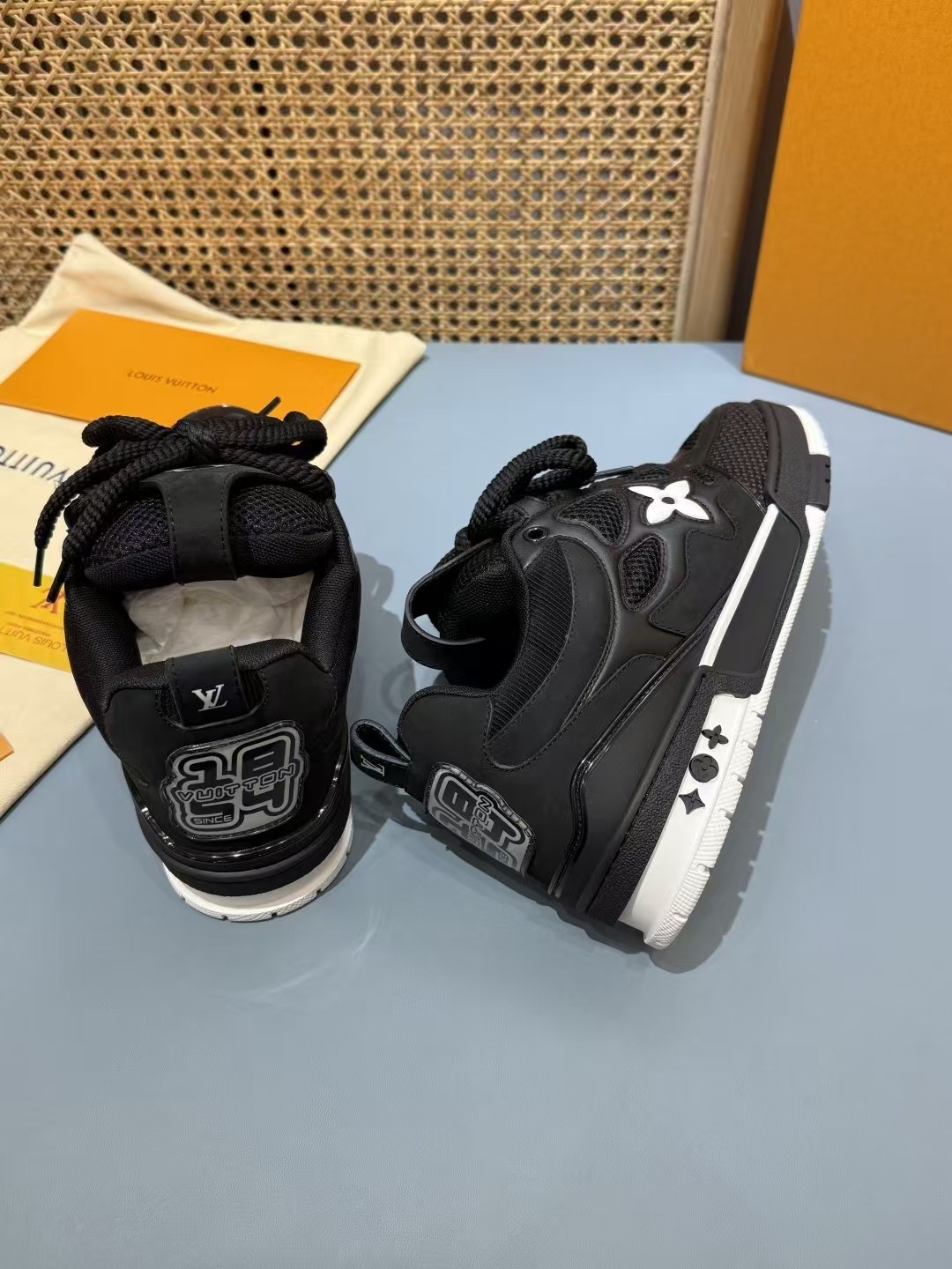 Louis Vuitton Skate Sneaker 'Black White' | Men's Size 6