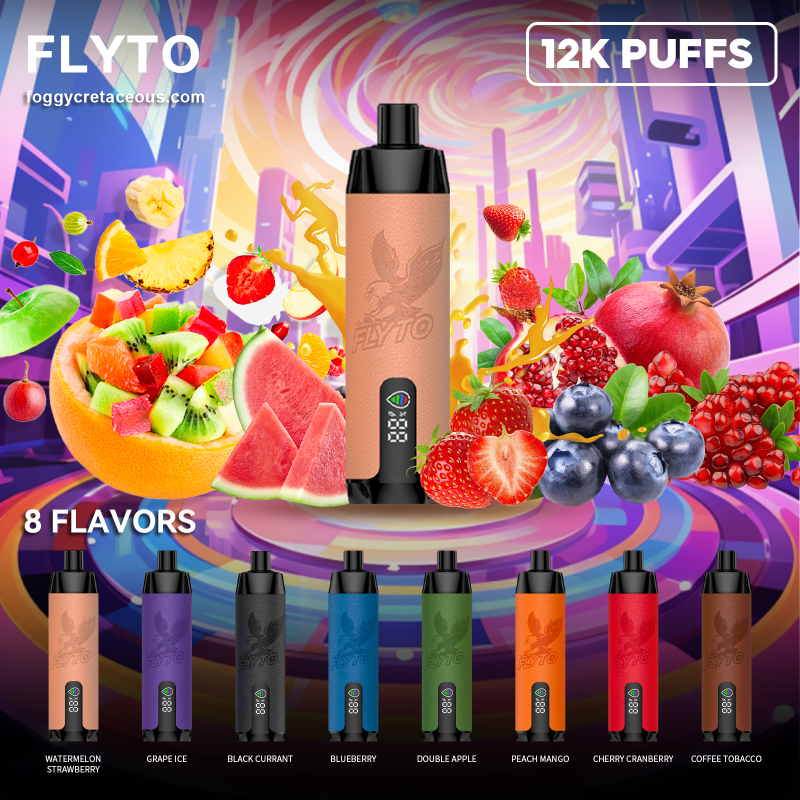 MT 12000 PUFFS-8 Flavors