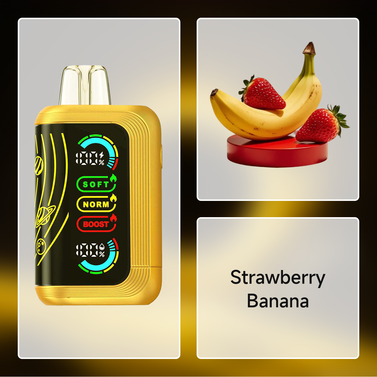 CD 30000 PUFFS-STRAWBERRY BANANA