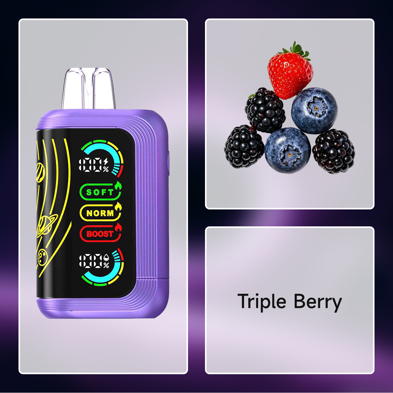 CD 30000 PUFFS-TRIPLE BERRY