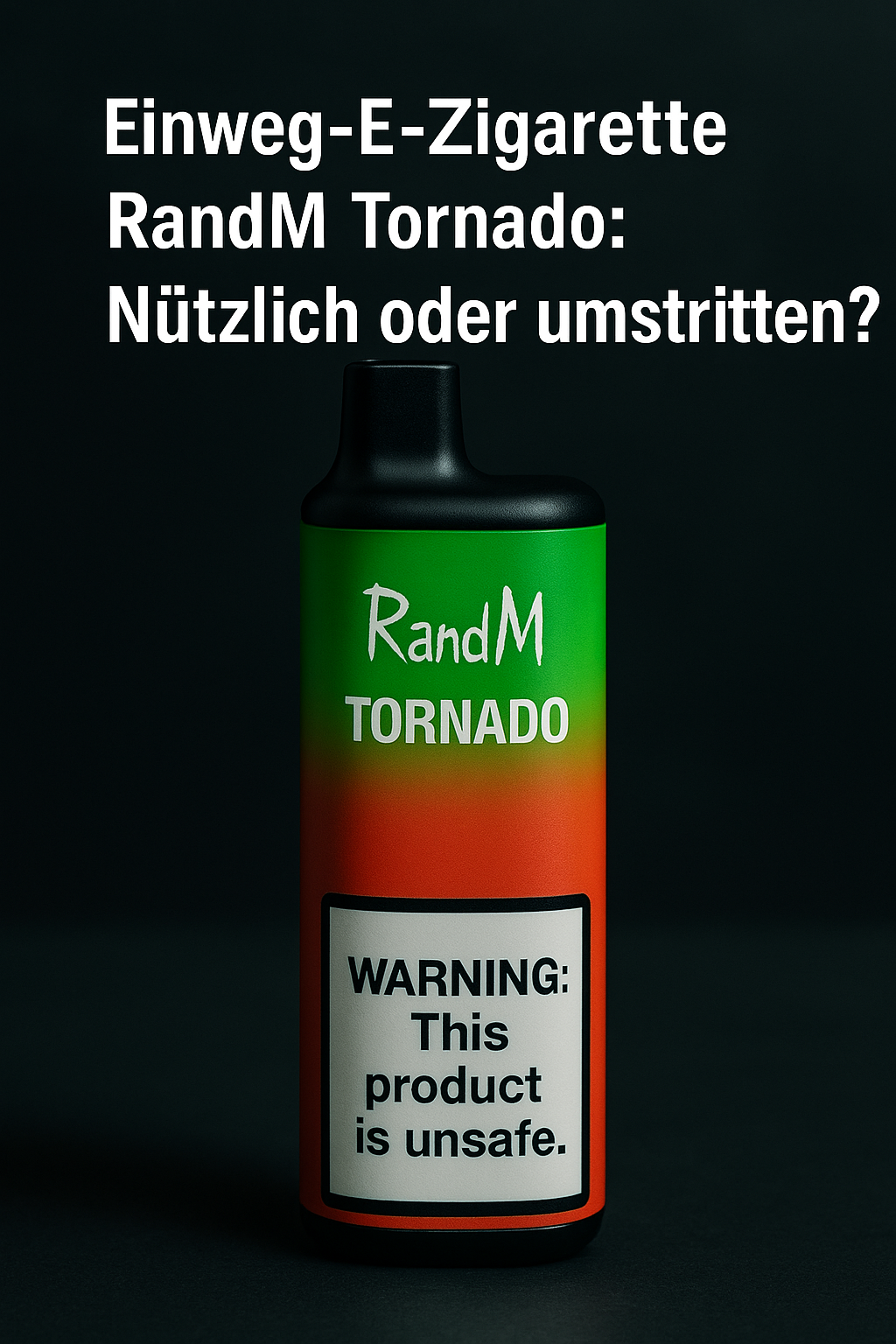 Einweg-E-Zigarette RandM Tornado: Revolution oder Gesundheitsrisiko?
