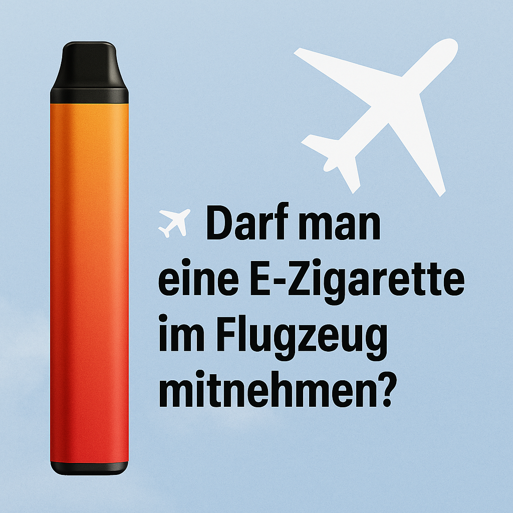 ✈️ Darf man eine E‑Zigarette im Flugzeug mitnehmen? – Alles, was du wirklich wissen musst