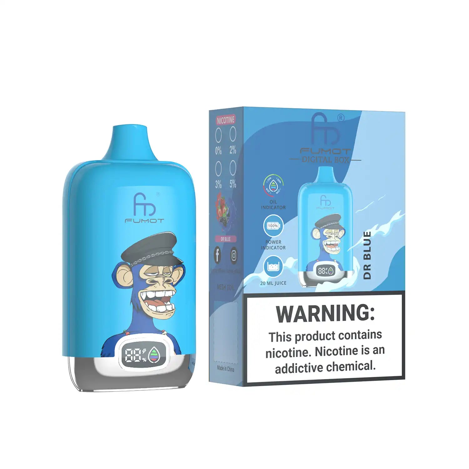 Tornado Vape 12000 - Dr. Blue