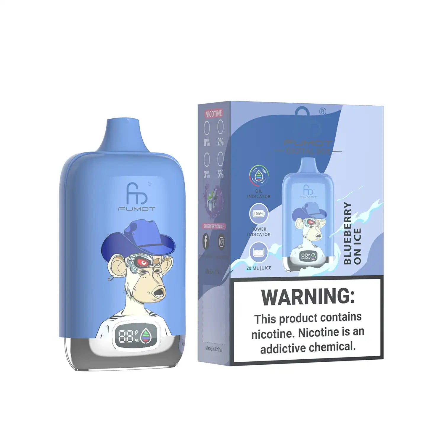 Tornado Vape 12000 - Blueberry On Ice