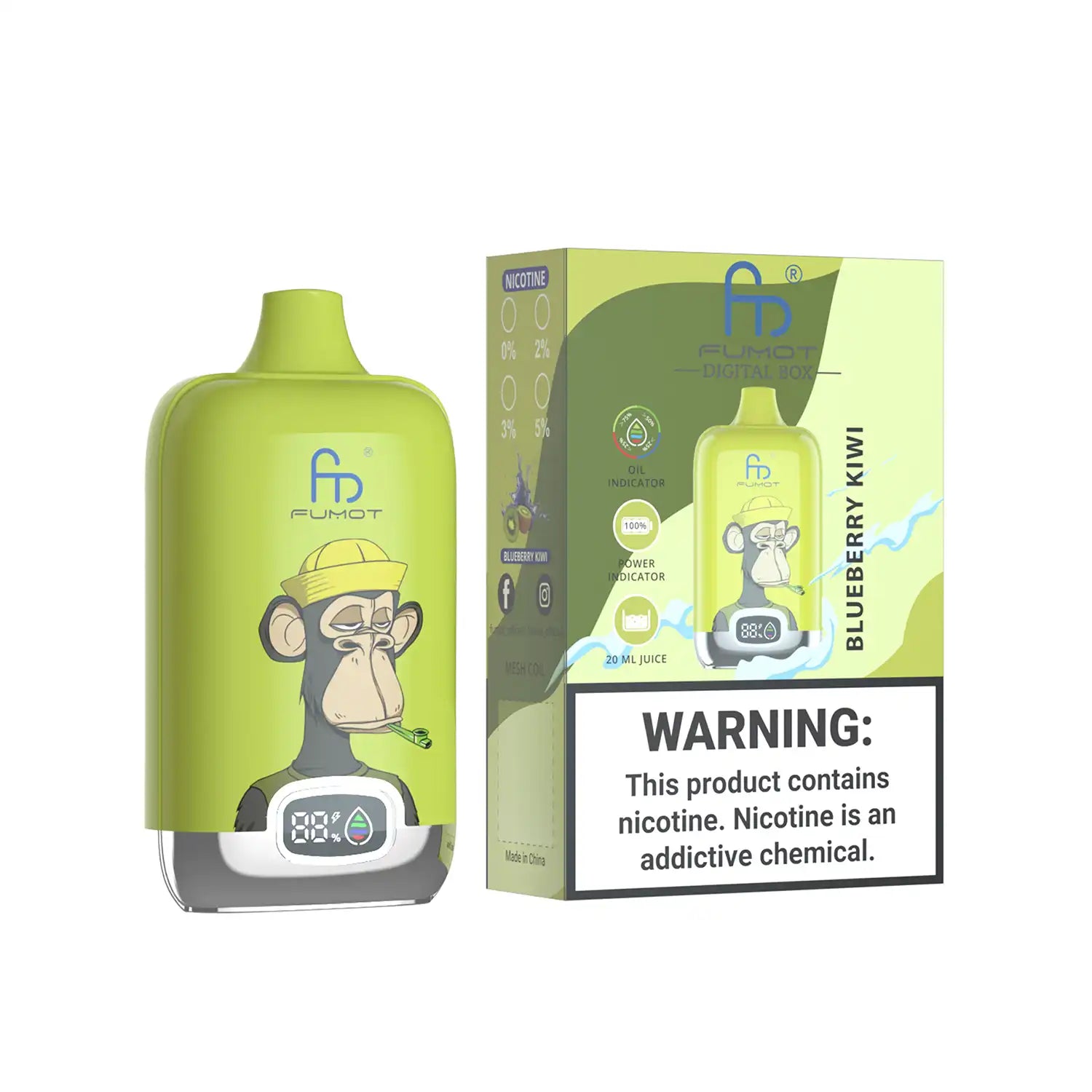 Tornado Vape 12000 - Blueberry Kiwi