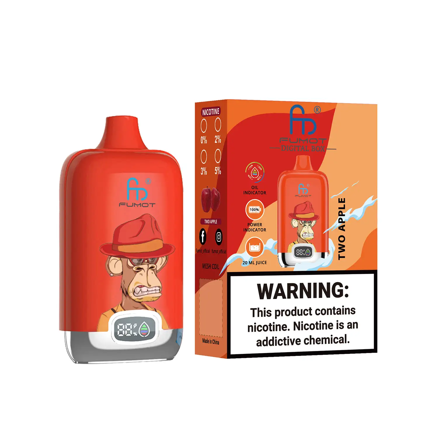 Tornado Vape 12000 - Two Apple